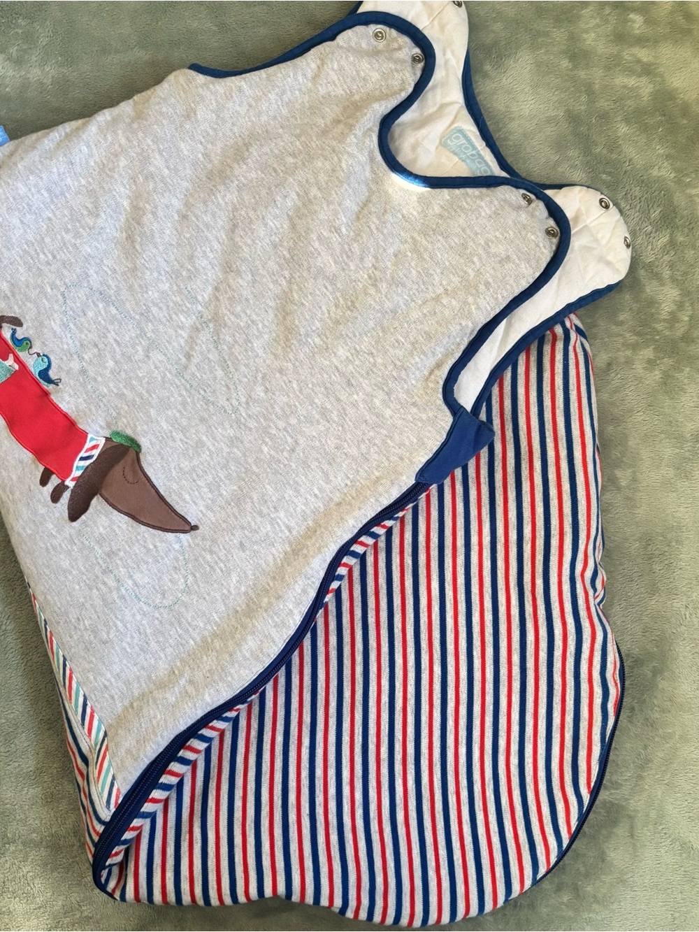 Gro Bag 2.5 TOG Sleep Sack Size 18-36 months “Le Chein Chic” dachshund design